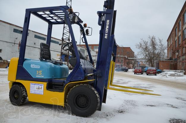 Японский погрузчик б/у Komatsu 1,5 т. FG15W-17