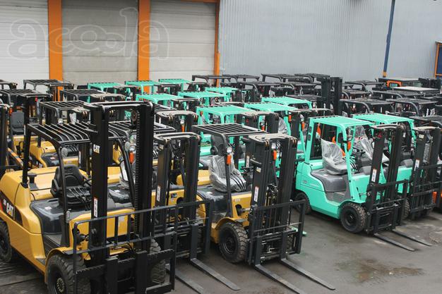 Продажа вилочных погрузчиков Mitsubishi; Doosan и CAT в рассрочку