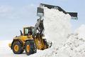 Уборка снега JCB и вывоз нашими самосвалами.