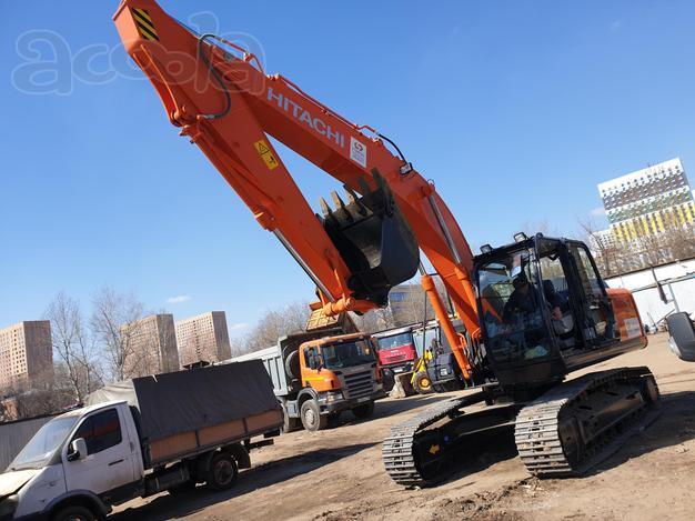 Аренда экскаватора Hitachi210. габарит