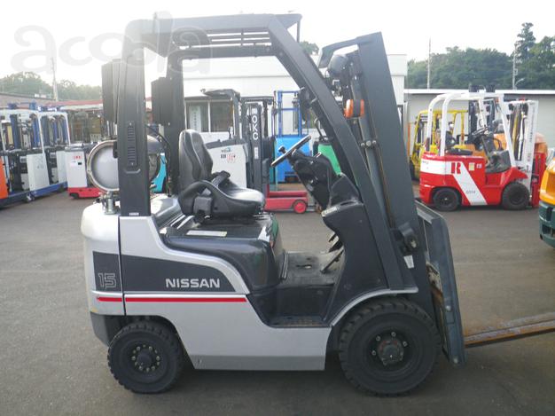 Погрузчик вилочный бензин nissan NP1F1A15D