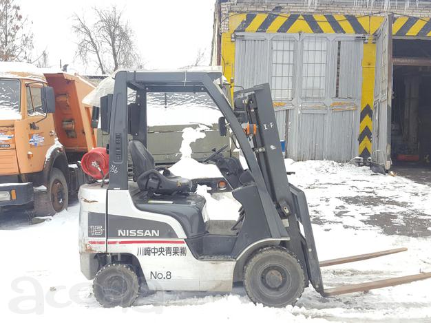 Автопогрузчик Nissan 1,5т, 2009 год