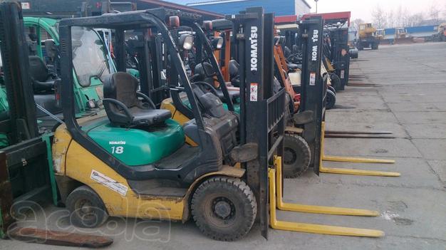 2 Погрузчика вилочный бензин komatsu FG18T-20