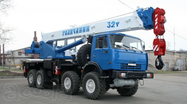 Аренда автокрана  Галичанин КС-55729-1В, 32т