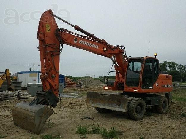 Аренда экскаватора колёсного Doosan DX190W