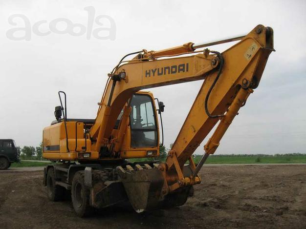 Аренда экскаватора колёсного Hyundai R170W-7
