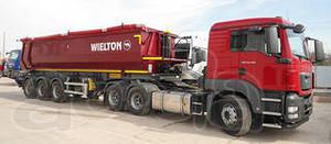 Работа для полуприцепов и одиночек. Песок по 320 рм3