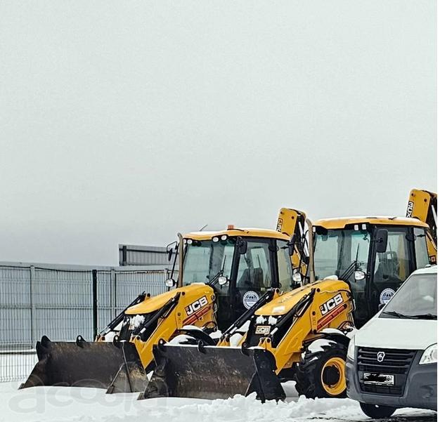 Аренда экскаватора погрузчика jcb с гидромолотом