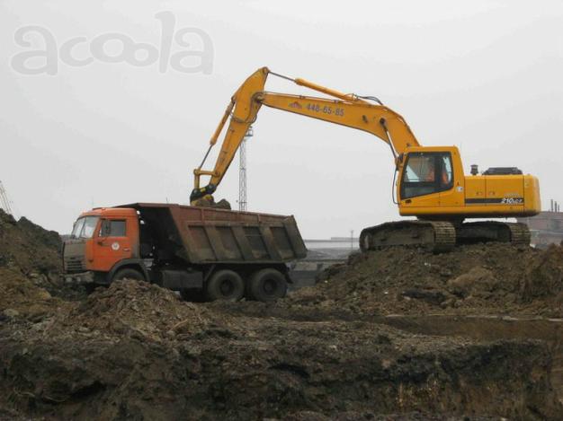 Грузоперевозки самосвалами. Услуги экскаватора. Выкупом бассейн