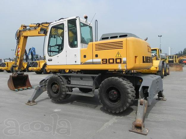 Аренда колёсного экскаватра LIEBHERR A900C