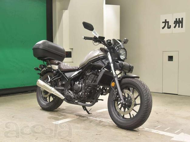 Мотоцикл круизер Honda Rebel 250 тюнинг custom задний мотокофр мотосумки