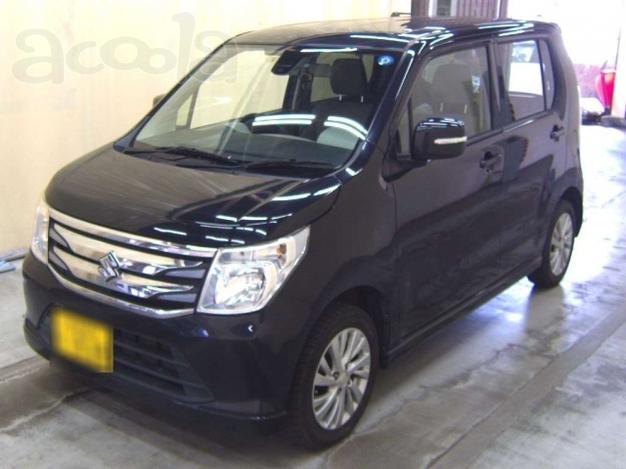 Хэтчбек кей-кар Suzuki Wagon R кузов MH44S модификация FZ гв 2015 4WD пробег 102 т. км синевато-чёрный