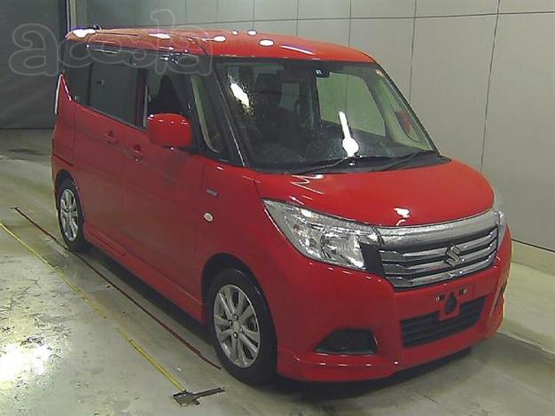 Минивэн гибрид 3 поколение suzuki solio класса компактвэн кузов ma36s гв 2015 пробег 7 тыс км цвет красный без пробега РФ