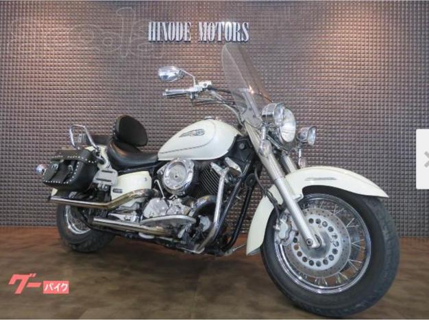 Мотоцикл круизер Yamaha Dragstar 1100 Classic рама VP13J боковые мотосумки гв 2002