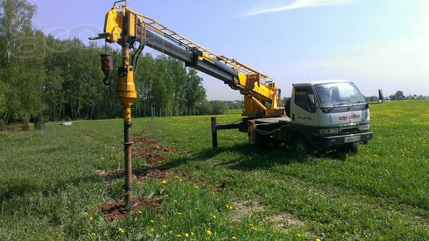 Аренда ямобура Mitsubishi Canter ( услуги БКМ)