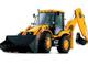 Чистим Снег Экскаватором Погрузчиком JCB в Балашихе