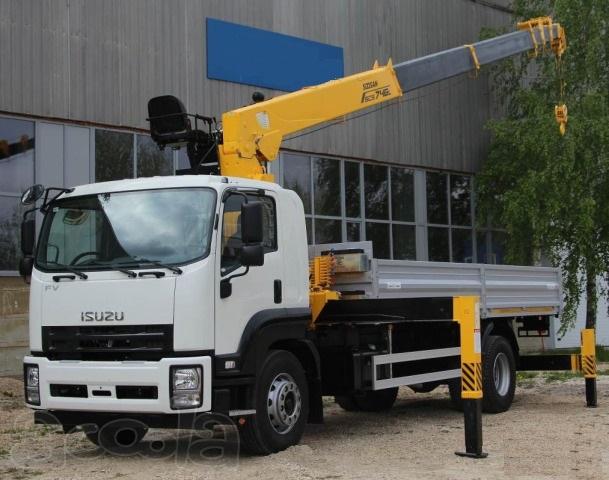 ISUZU FVR34 с манипулятором SOOSAN 746