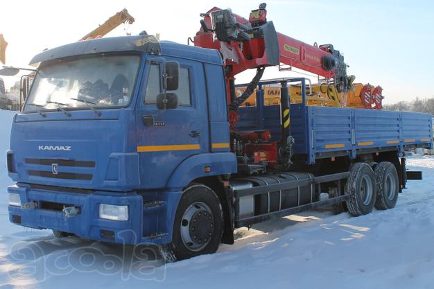 КАМАЗ 65117 с манипулятором PALFINGER IT-200 + сертифицированная люлька