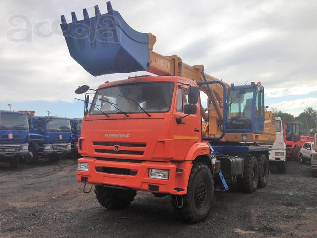 Экскаватор-планировщик UDS 114 на шасси КАМАЗ 43118
