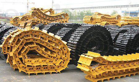 Гусеница в сборе с башмаком на CAT D6R