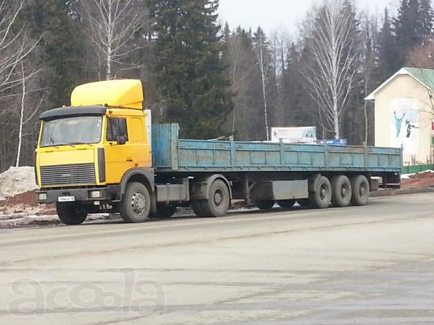 Услуги по перевозке крупногабаритных грузов на длинномере 20 т.
