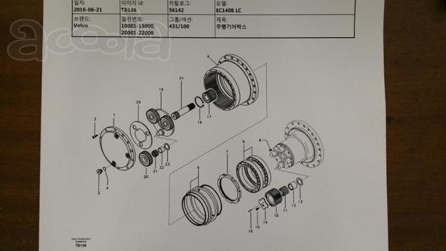 Запчасти на VOLVO EC140BLC