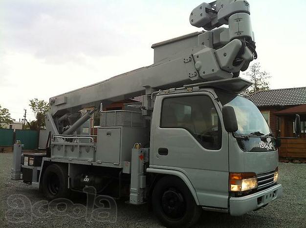 Аренда Автовышки 16 метров Телескопическая Isuzu Elf.