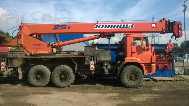 Автокран вездеход 25 тонн