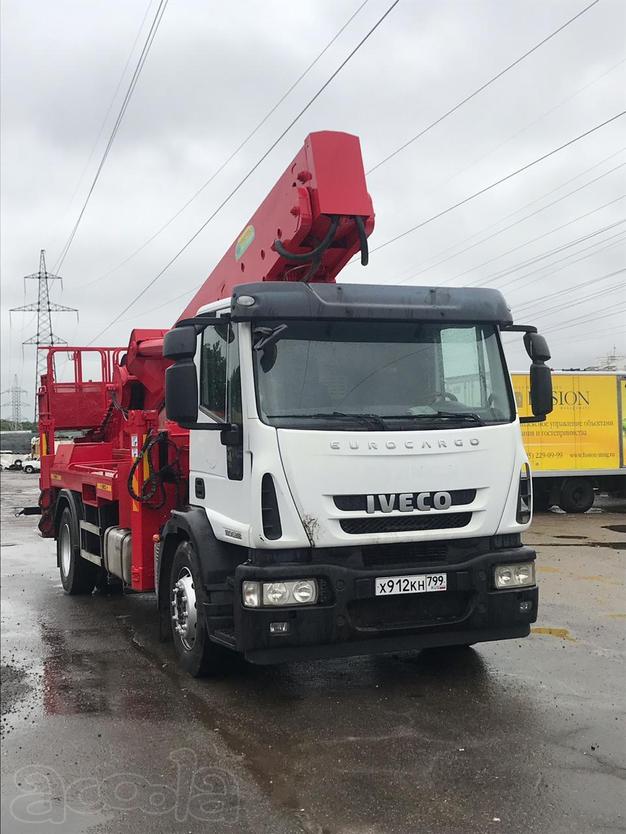 Собственник! Продаётся автовышка Hansin HS 4570 SL (Ю. Корея) на шасси Iveco EuroCargo в отл. сост.