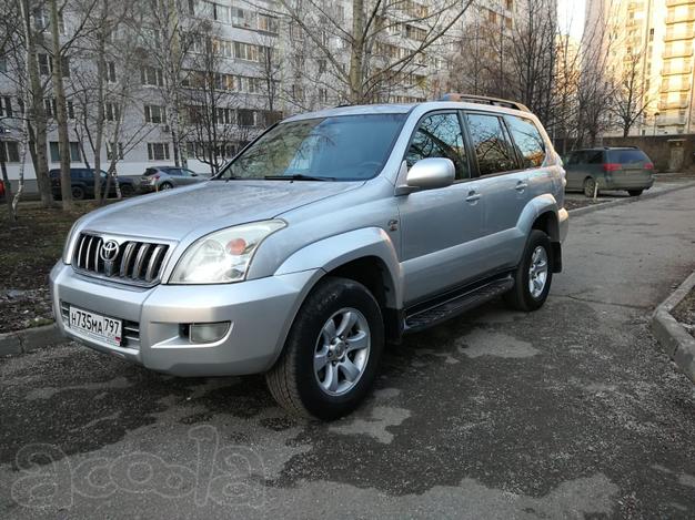 От собственника! Продаётся а/м Toyota Land Cruiser Prado 2004 г.в. в отличном состоянии, г. Москва.