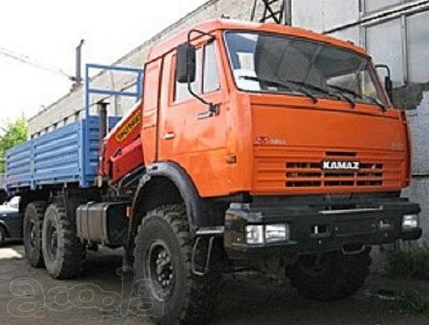 Транспортировка груза на длинномере или манипуляторе.