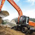 Аренда колёсного экскаватора Hitachi 210