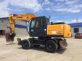 Аренда колёсного экскаватора Hyundai R 170W / гидромолот / грейфер 12м.
