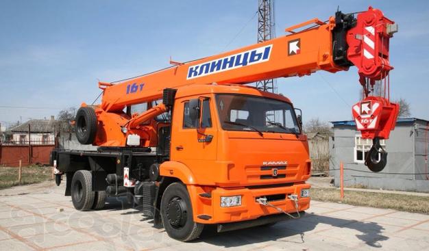 Аренда автокрана Клинцы 16 т.
