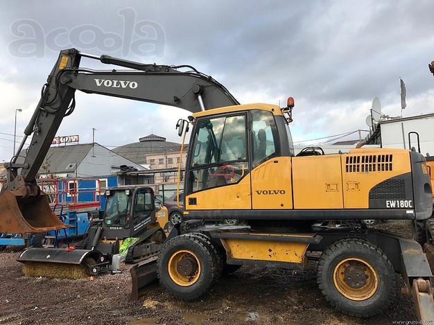 Аренда колёсного экскаватора VOLVO EW 180C ковш/гидромолот/грейфер
