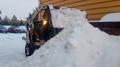 Уборка снега BobCat Бобкэт минипогрузчик