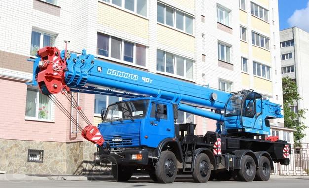 Аренда автокрана грузоподъёмностью 40 тонн. от собственника