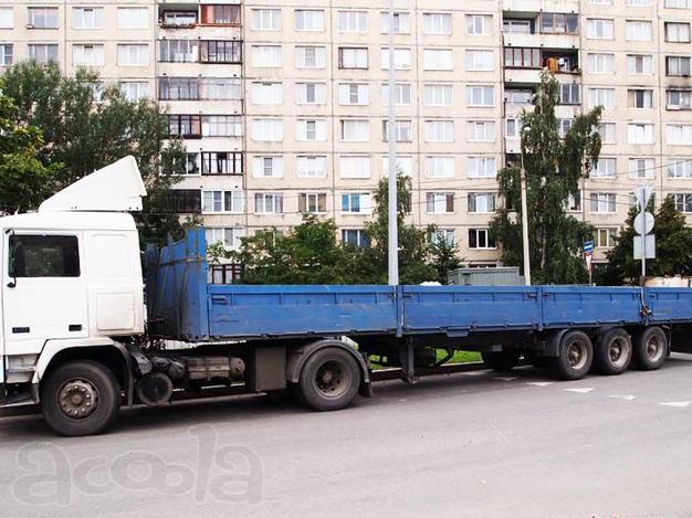 В городе Яхрома. Длинномеры 20  тонн и длина 13,6 м.