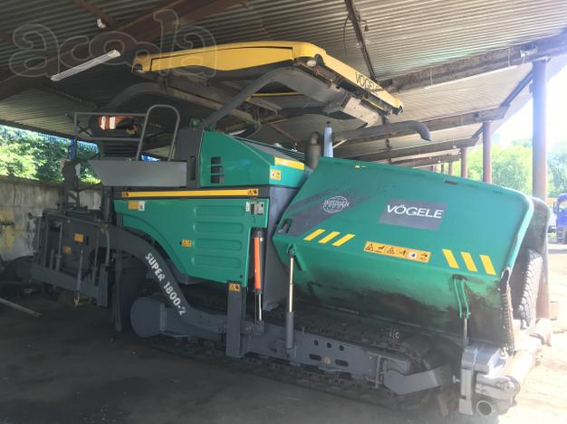 Аренда Асфальтоукладчика vogele super 1800-2