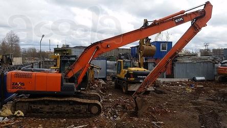 Сдаем в аренду  экскаватор  Hitachi ZX200 Long Reach