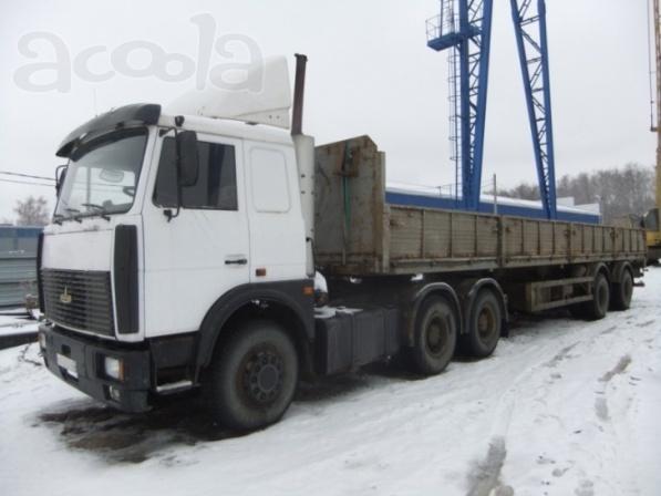 Перевозки Длинномером - 20 тонн, длина кузова 12 м.