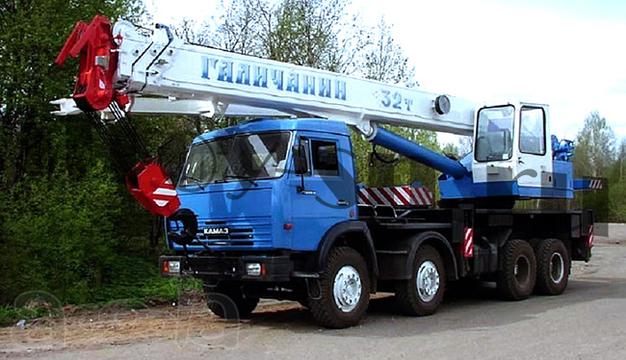 Аренда крана Галичанин 32 тонны