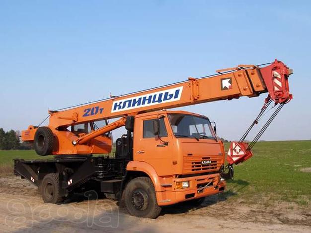 Аренда автокрана Клинцы 20 тонн