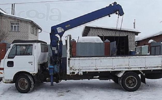 Подъём Краном манипулятором 5-10т в Ногинске.