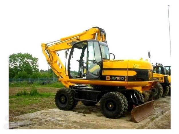 Колёсный экскаватор в аренду JCB JS 160