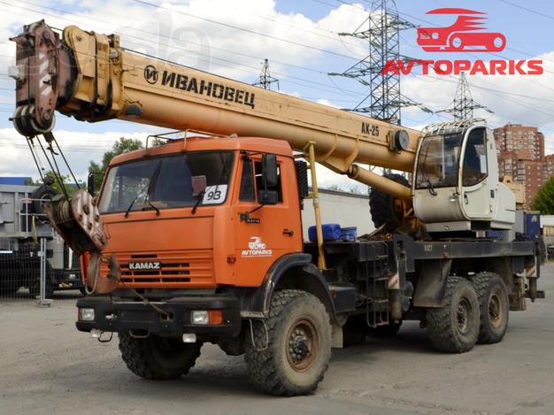 Автокран Ивановец 45717К-3Р на шасси Камаз 00327