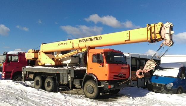 Автокран КАМАЗ-65115 ИВАНОВЕЦ КС-45717К-1Р