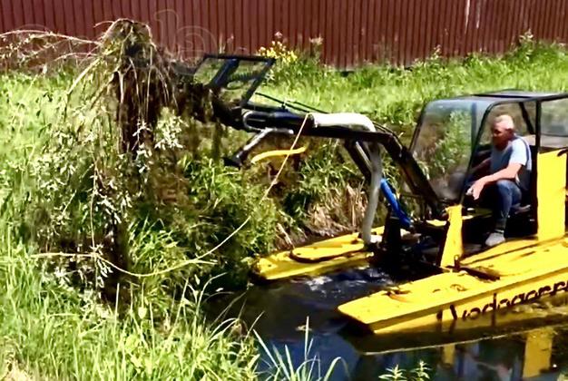 Очистка водоемов. Дноуглубление. Берегоукрепление