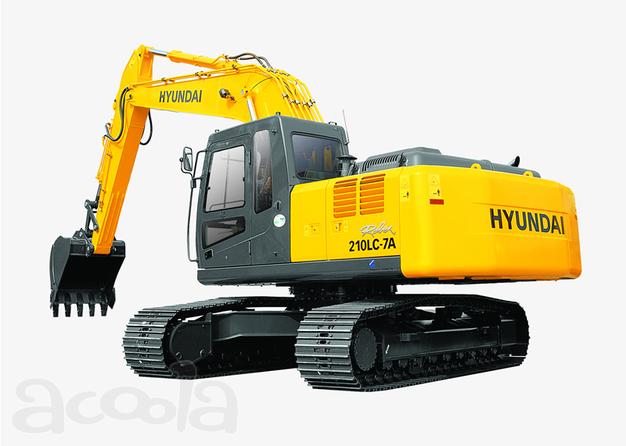 Аренда гусеничного экскаватора ( Hyundai 210 NLC, Hyundai 210 LC, Doosan 225, Hitachi 240)