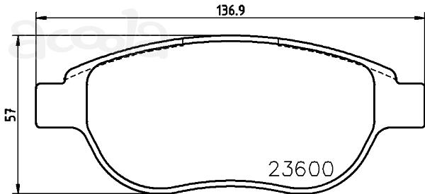 Комплект тормозных колодок, дисковый тормоз Hella Pagid (Хелла Пагид) 8DB 355 027-751